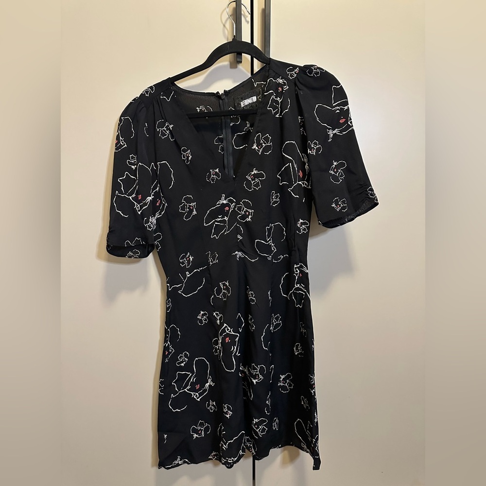 REFORMATION women’s Black Mini Dress size 6
